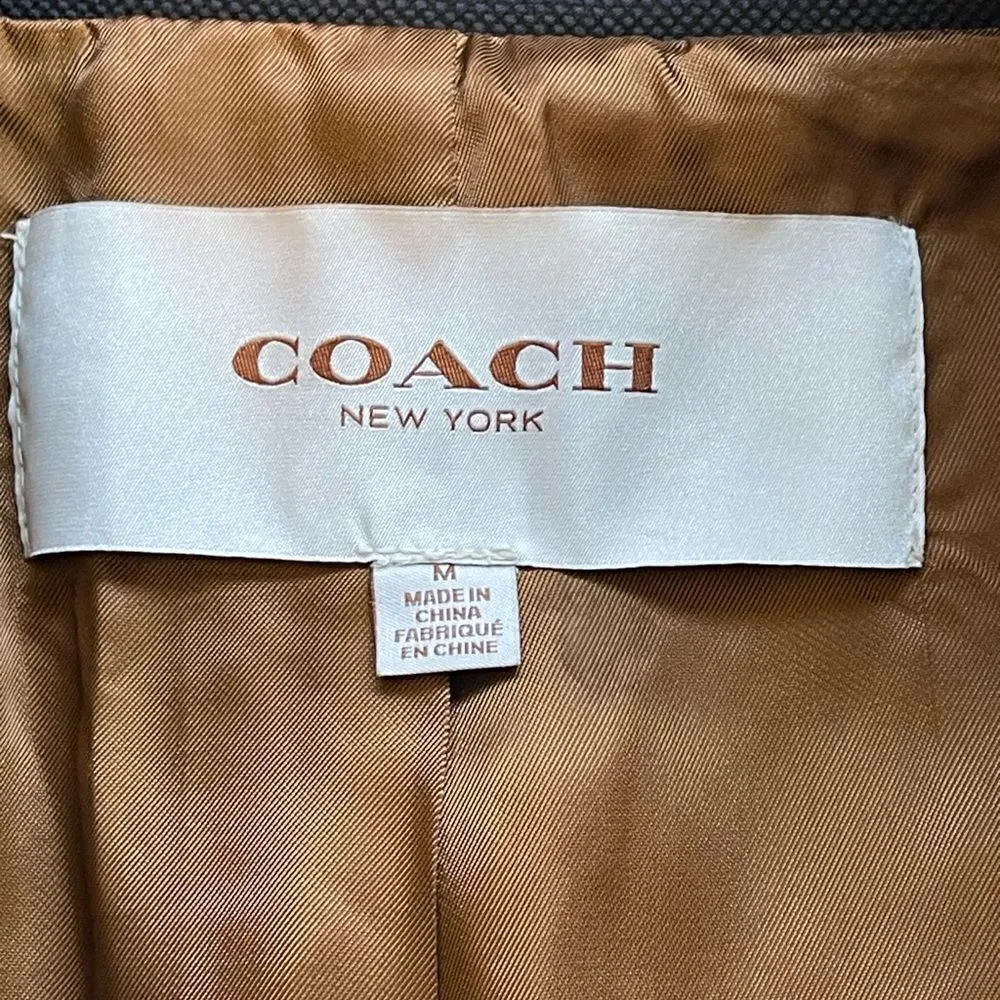 Coach Navy Peacoat with a nautical style. Medium